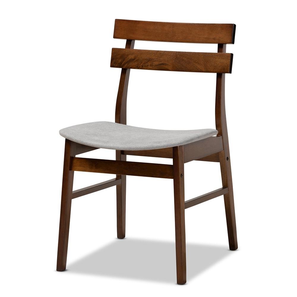 Walnut Brown Finished Wood 5-Piece Dining Set. Picture 10