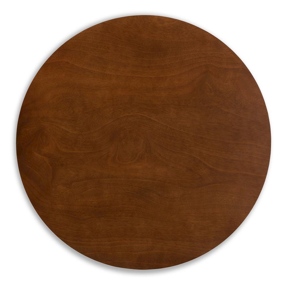 Walnut Brown Finished Wood 5-Piece Dining Set. Picture 12