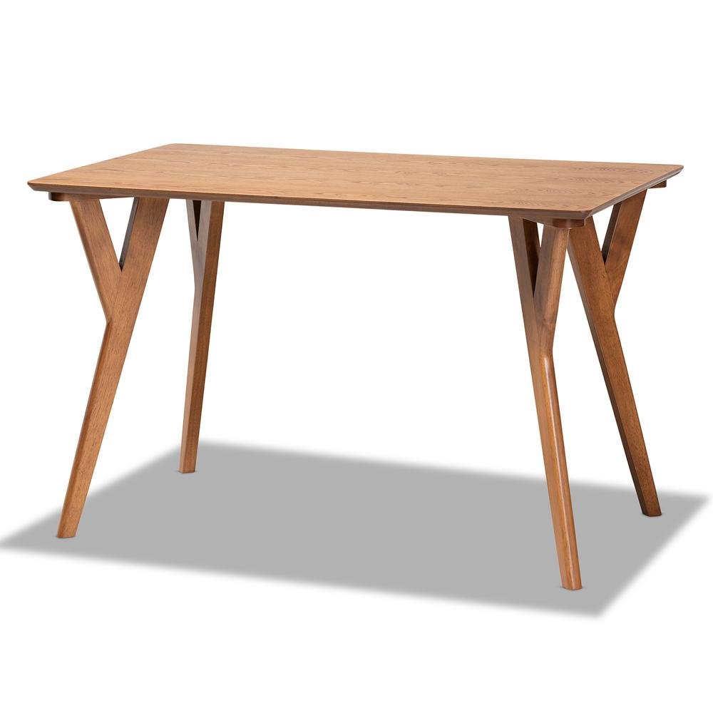 Grey Fabric Upholstered and Walnut Brown Finished Wood 4-Piece Dining Nook Set. Picture 16