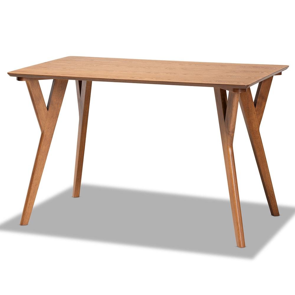 Grey Fabric Upholstered and Walnut Brown Finished Wood 5-Piece Dining Nook Set. Picture 18