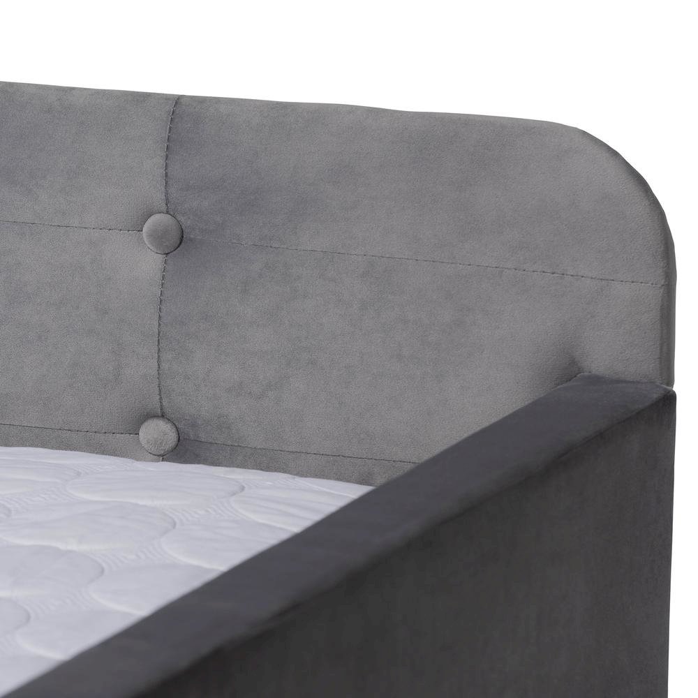 Button Tufted Full Size Daybed with Trundle. Picture 17