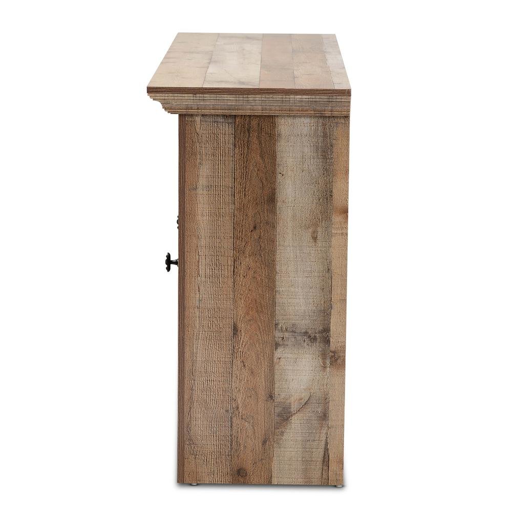 Farmhouse Rustic Finished Wood 2-Door Dining Room Sideboard Buffet. Picture 13