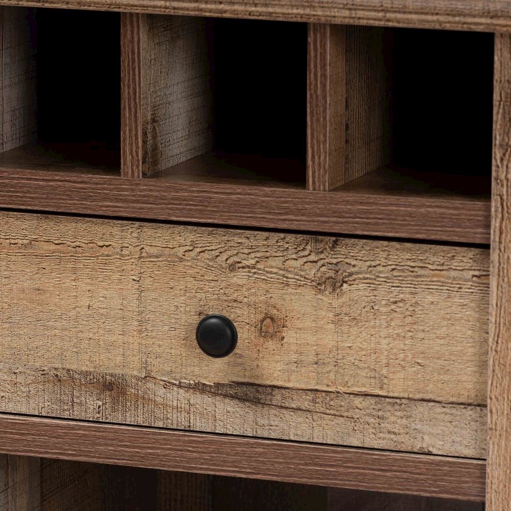 Farmhouse Rustic Finished Wood 2-Door Dining Room Sideboard Buffet. Picture 14