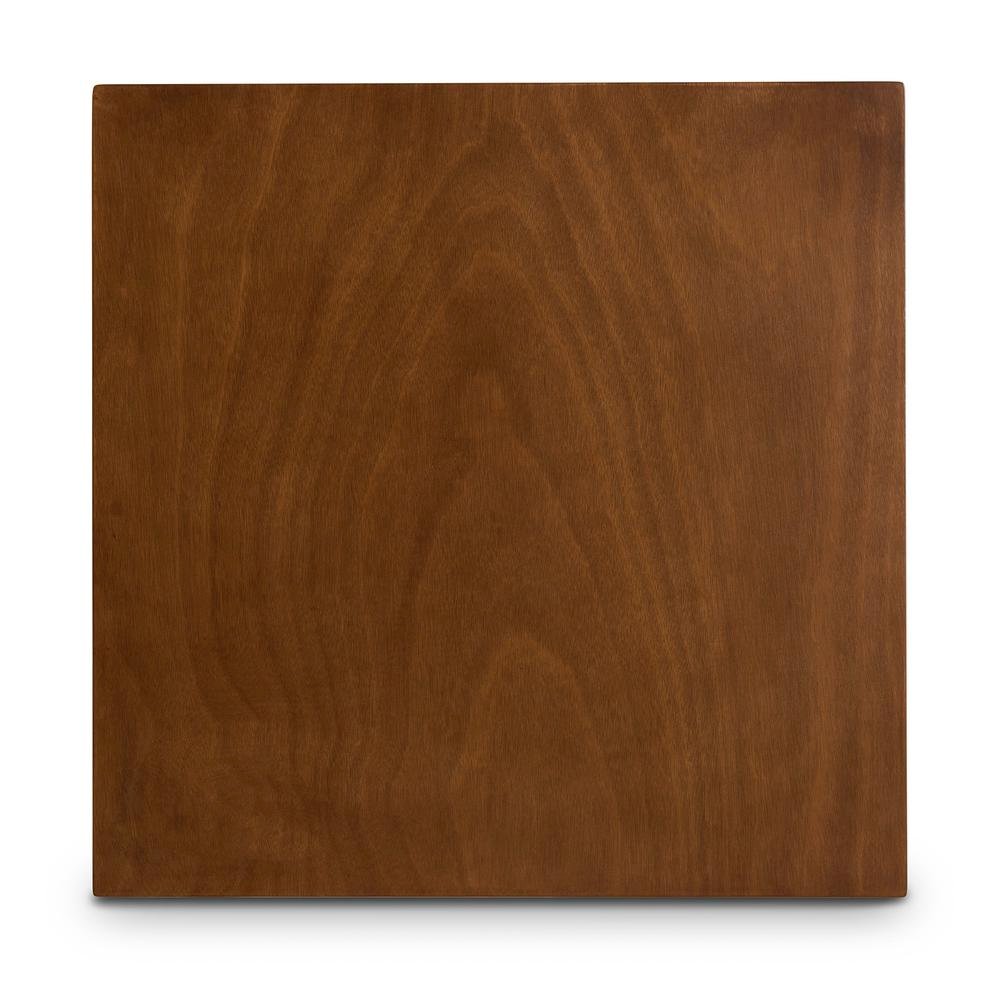Walnut Brown Finished Wood Counter Height Pub Table. Picture 9