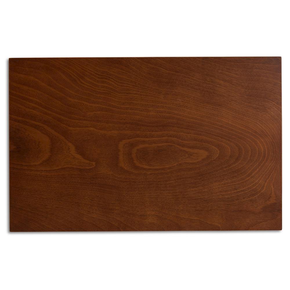 Grey Fabric Upholstered and Walnut Brown Finished Wood 5-Piece Dining Set. Picture 12