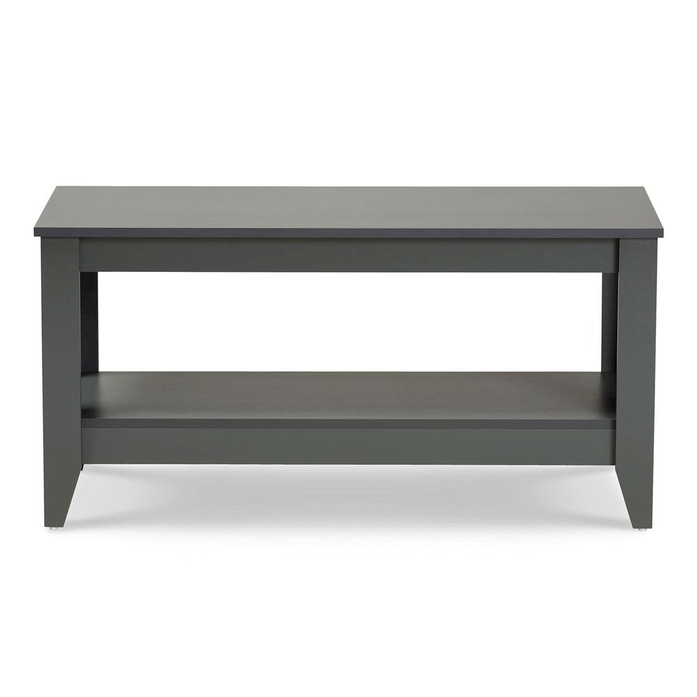 Baxton Studio Elada Modern and Contemporary Grey Finished Wood Coffee Table. Picture 3