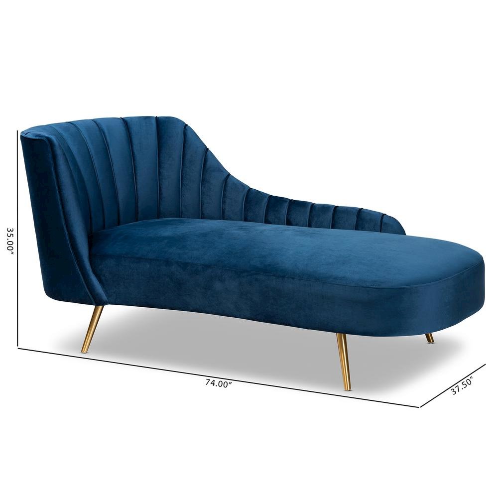 Gold Finished Chaise. Picture 20