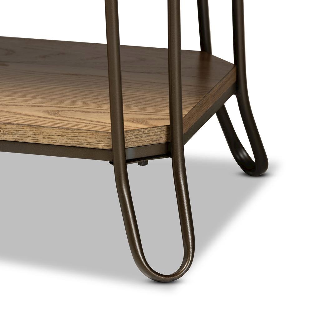 Black Finished Metal 3-Drawer Console Table. Picture 17