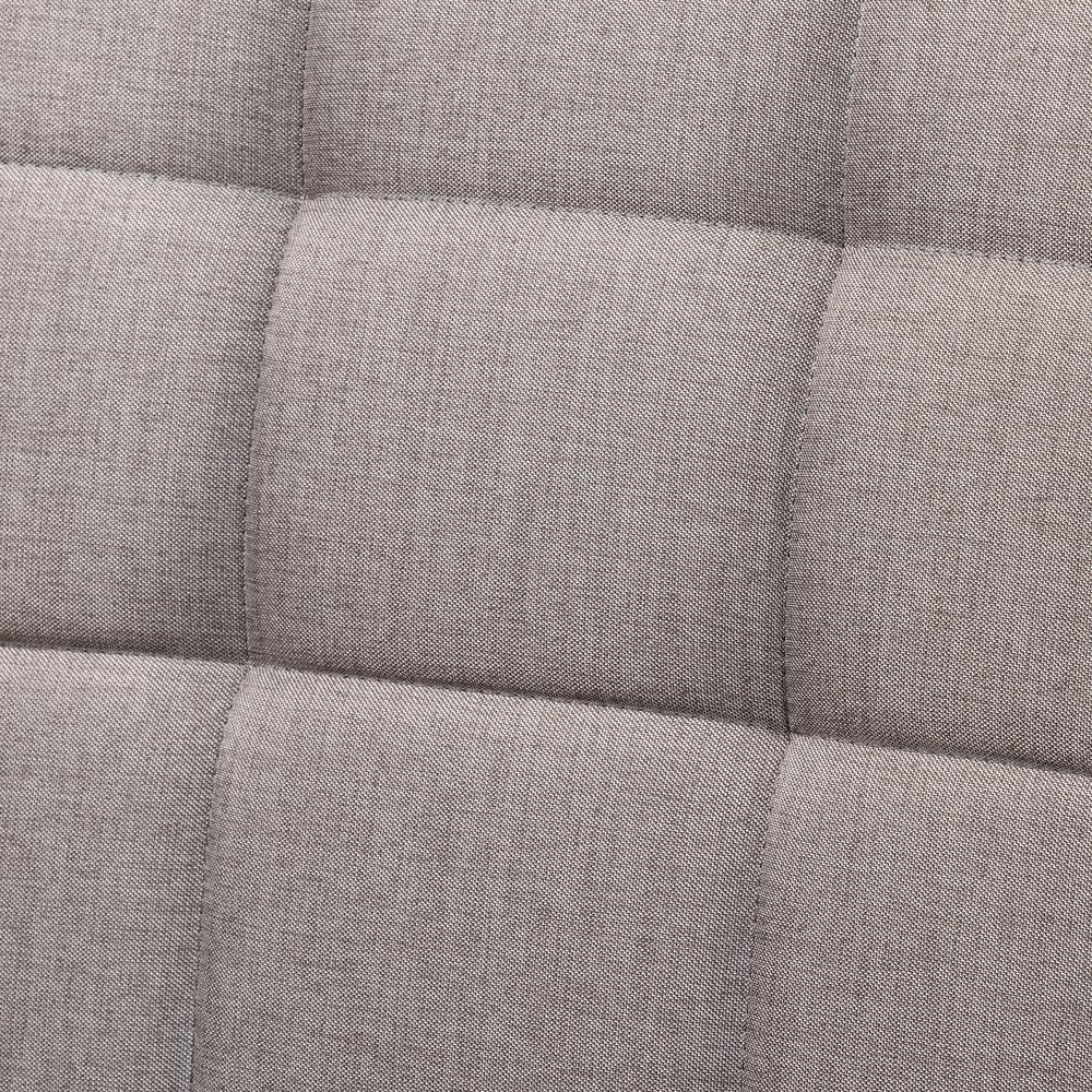 Grey Fabric Upholstered and Walnut Brown Finished Wood 3-Piece Dining Nook Set. Picture 16