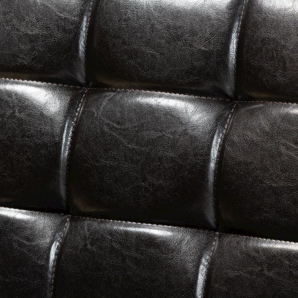 Leather Upholstered and Walnut Brown Finished Wood 5-Piece Dining Nook Set. Picture 20