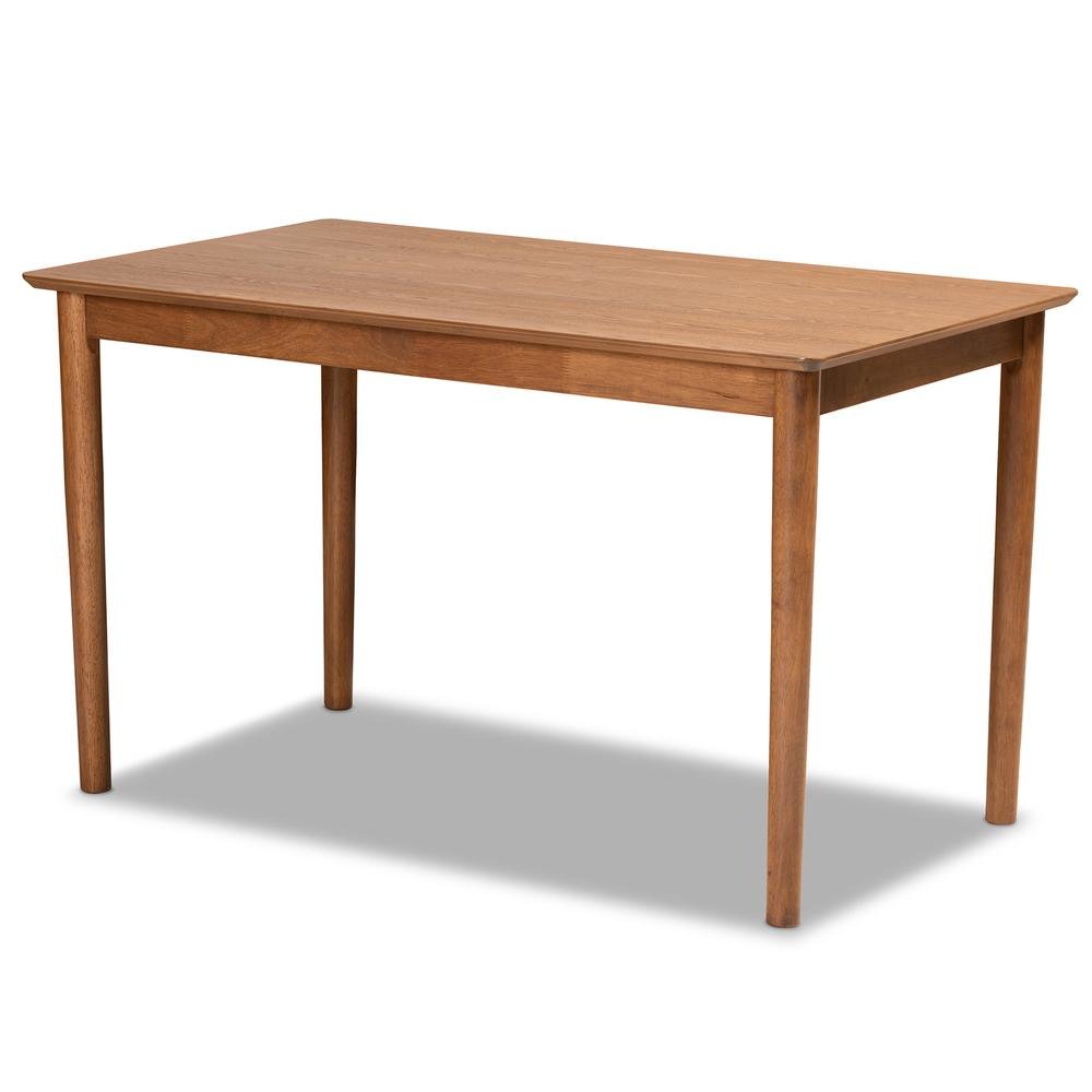 Grey Fabric Upholstered and Walnut Brown Finished Wood 5-Piece Dining Nook Set. Picture 18