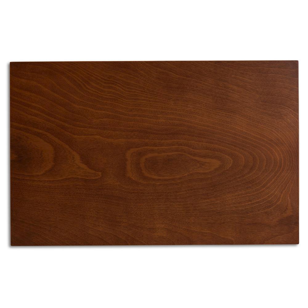 Grey Fabric Upholstered and Walnut Brown Finished Wood 5-Piece Dining Set. Picture 13
