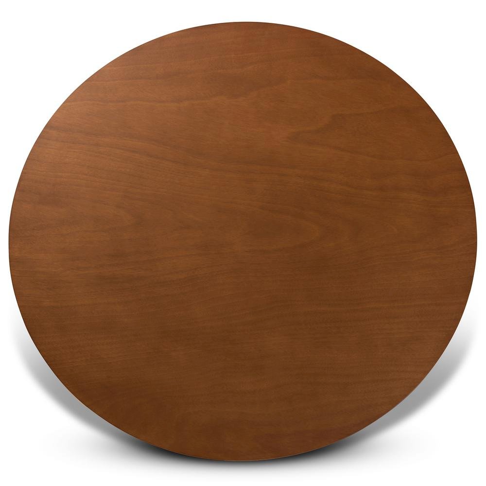 Miela Modern and Contemporary Walnut Brown Finished Wood 7-Piece Dining Set. Picture 13