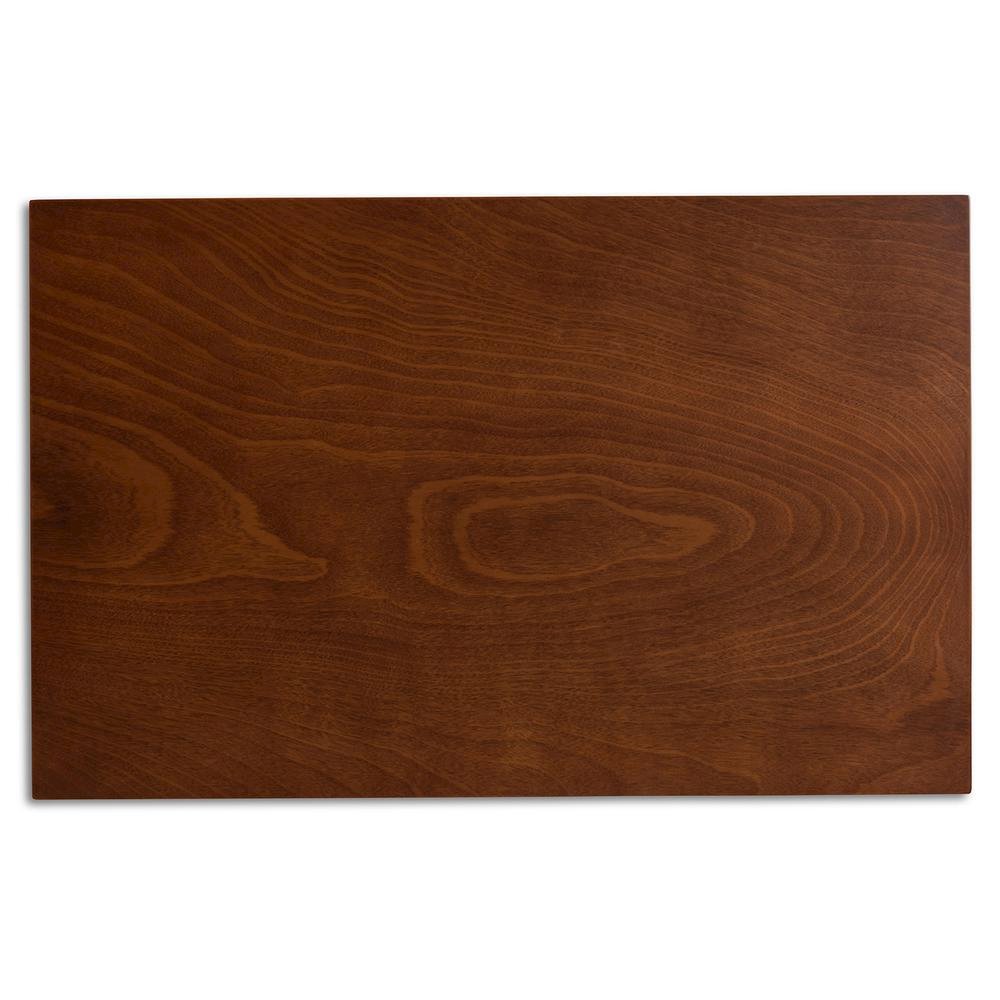 Nicolette Modern and Contemporary Walnut Brown Finished Wood 5-Piece Dining Set. Picture 13