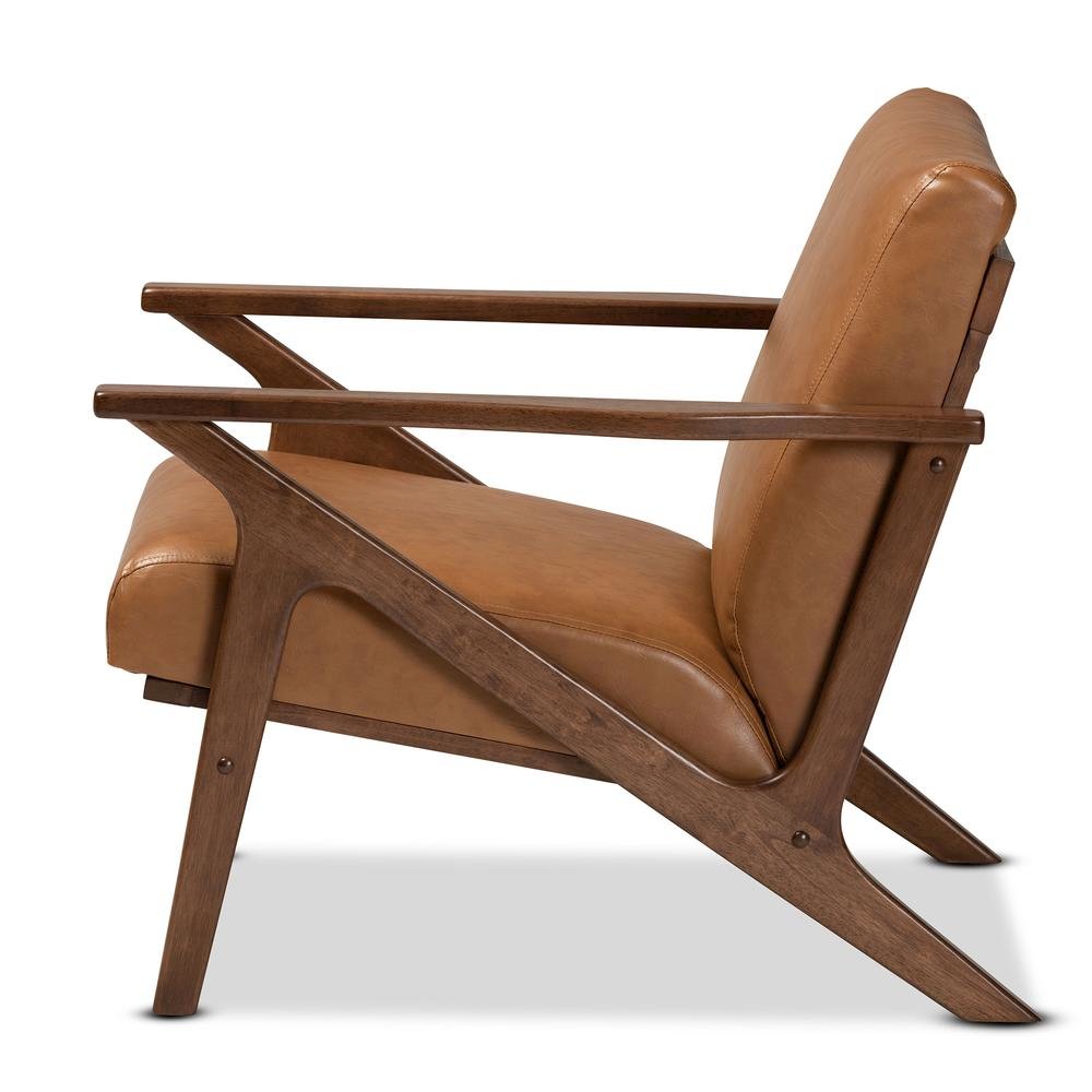 Leather Effect Lounge Chair. Picture 12
