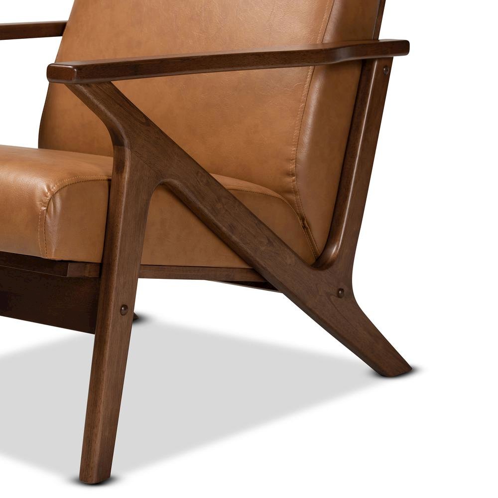 Leather Effect Lounge Chair. Picture 15