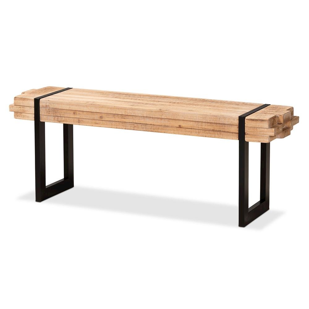Black Finished Metal Bench. Picture 9