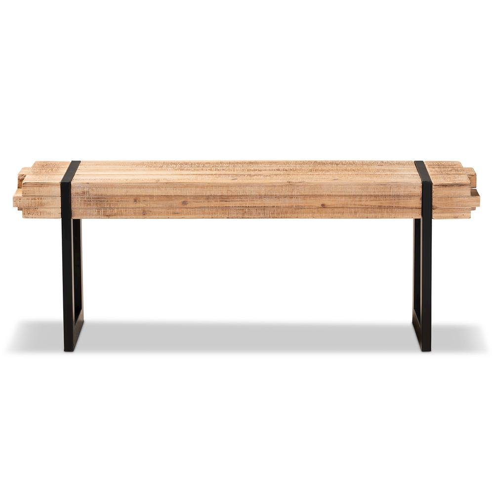 Black Finished Metal Bench. Picture 10