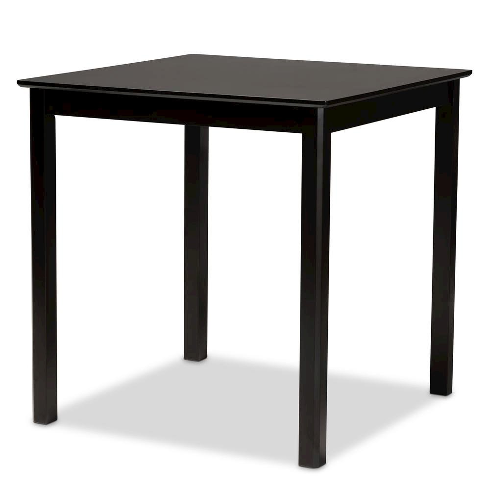 Two-Tone Dark Brown and Walnut Brown Finished Wood 5-Piece Pub Set. Picture 12