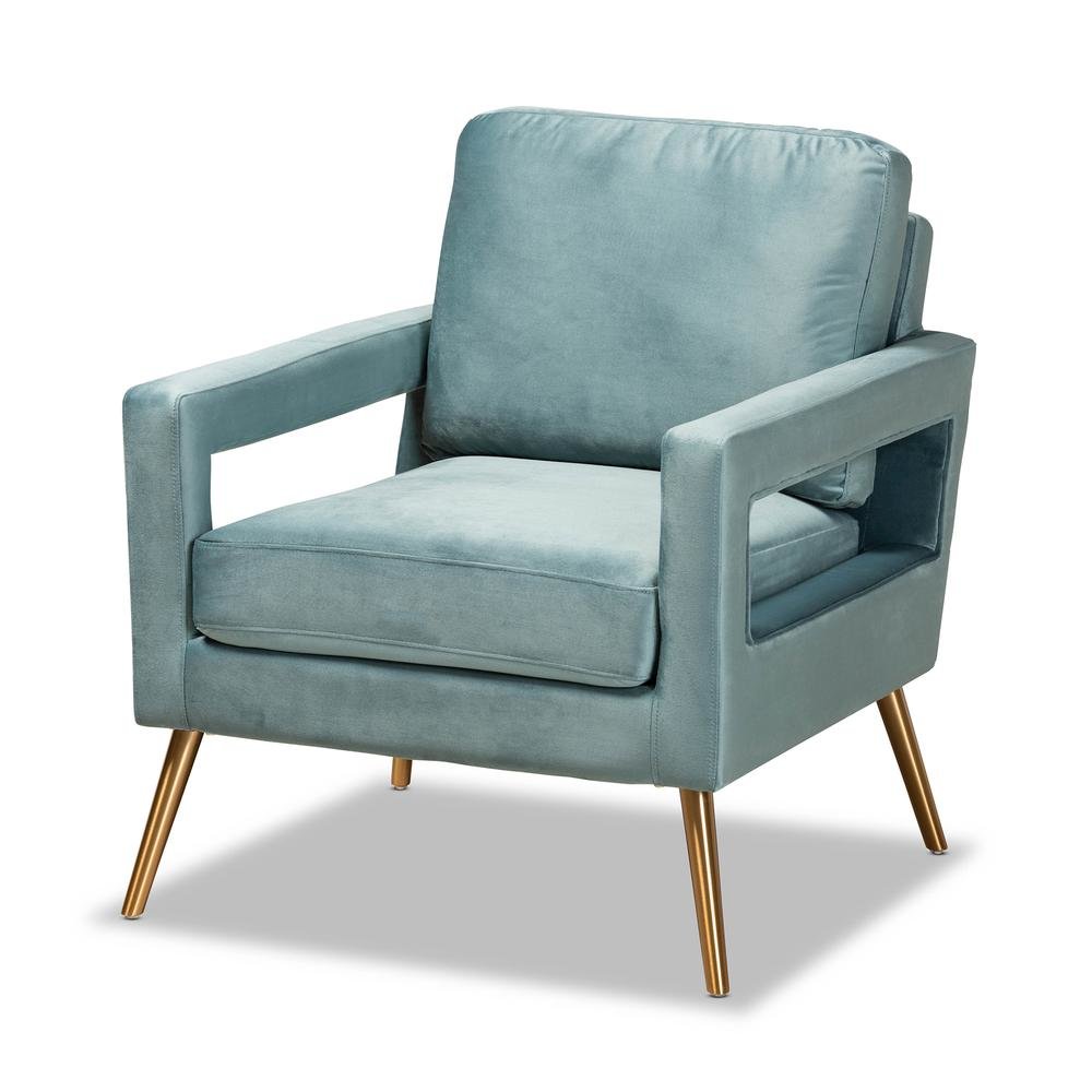 Gold Finished Armchair. Picture 10
