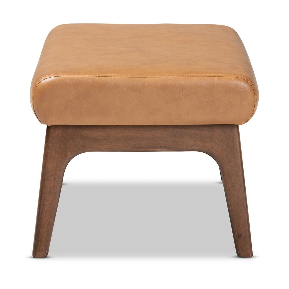 Leather Effect Ottoman. Picture 12