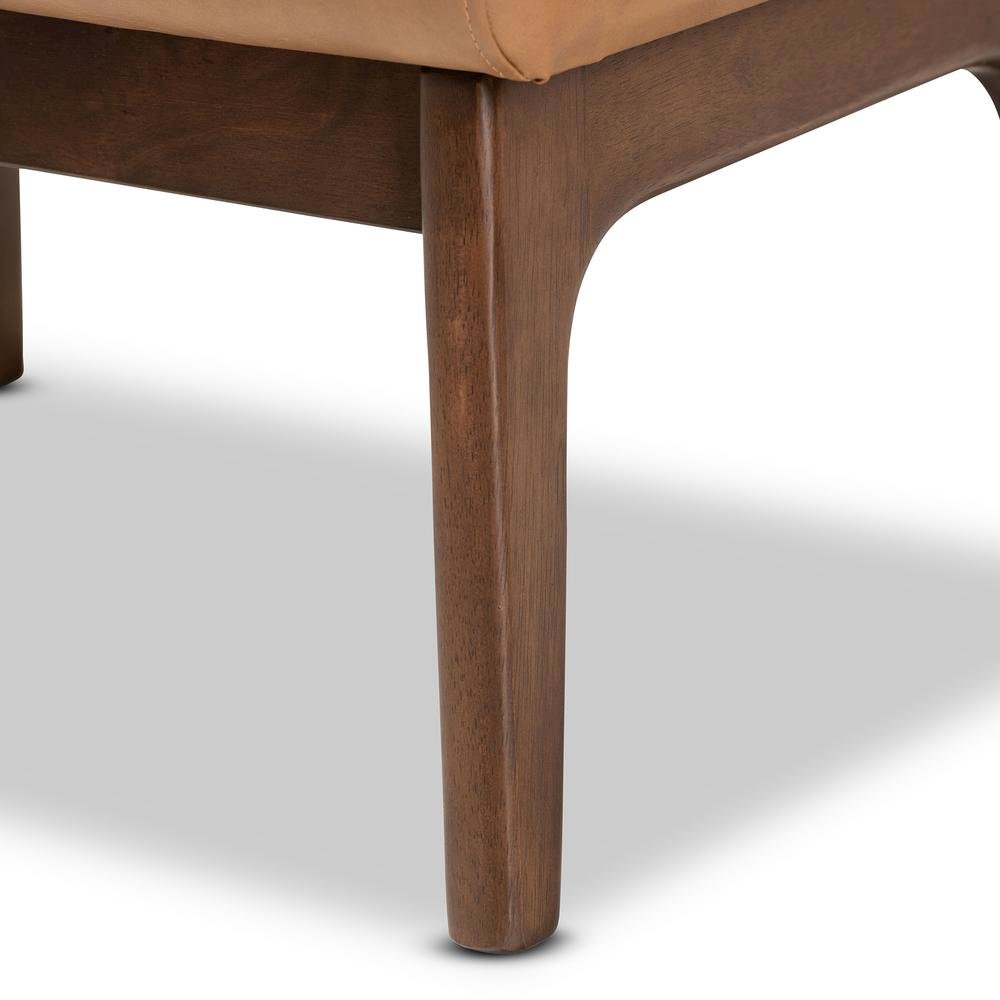 Leather Effect Ottoman. Picture 14
