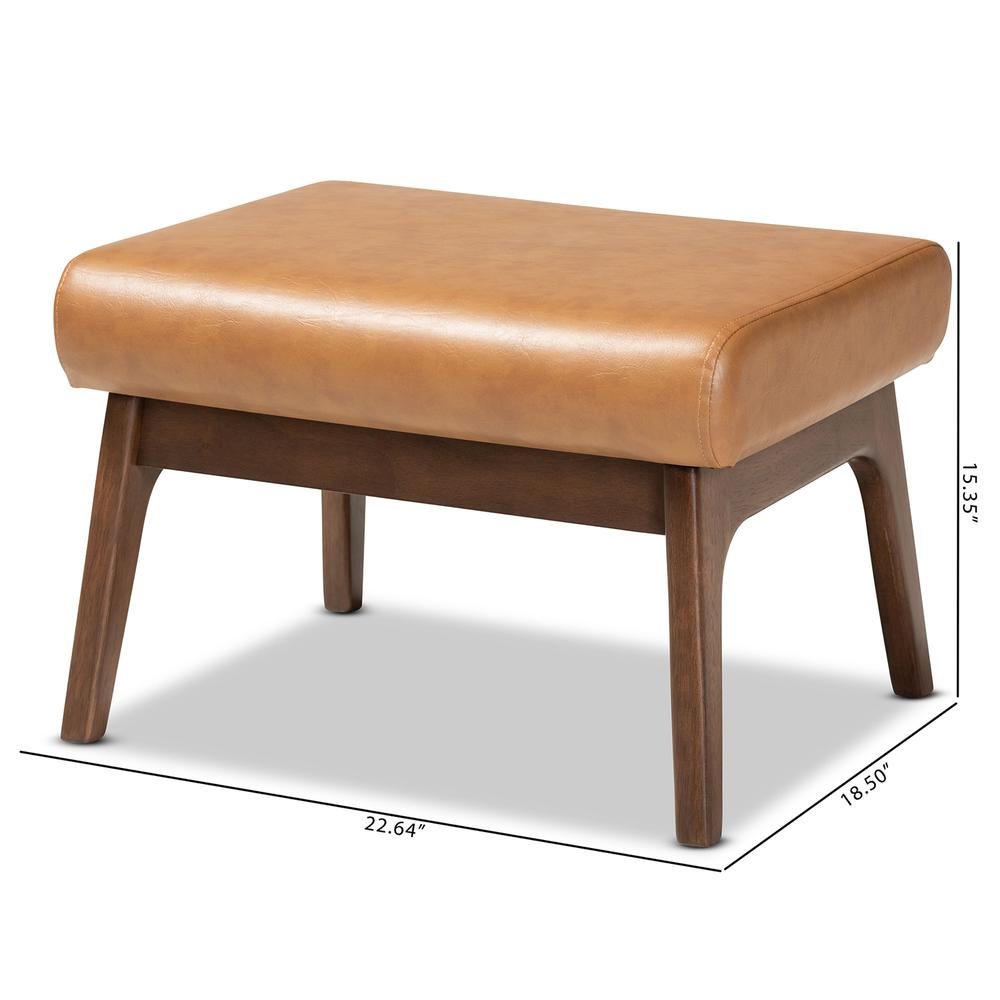 Leather Effect Ottoman. Picture 18