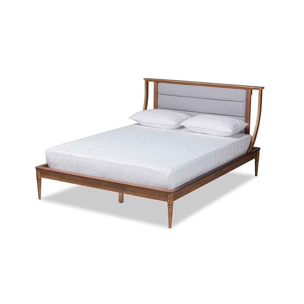 Baxton Studio Regis Queen Platform Bed. Picture 2