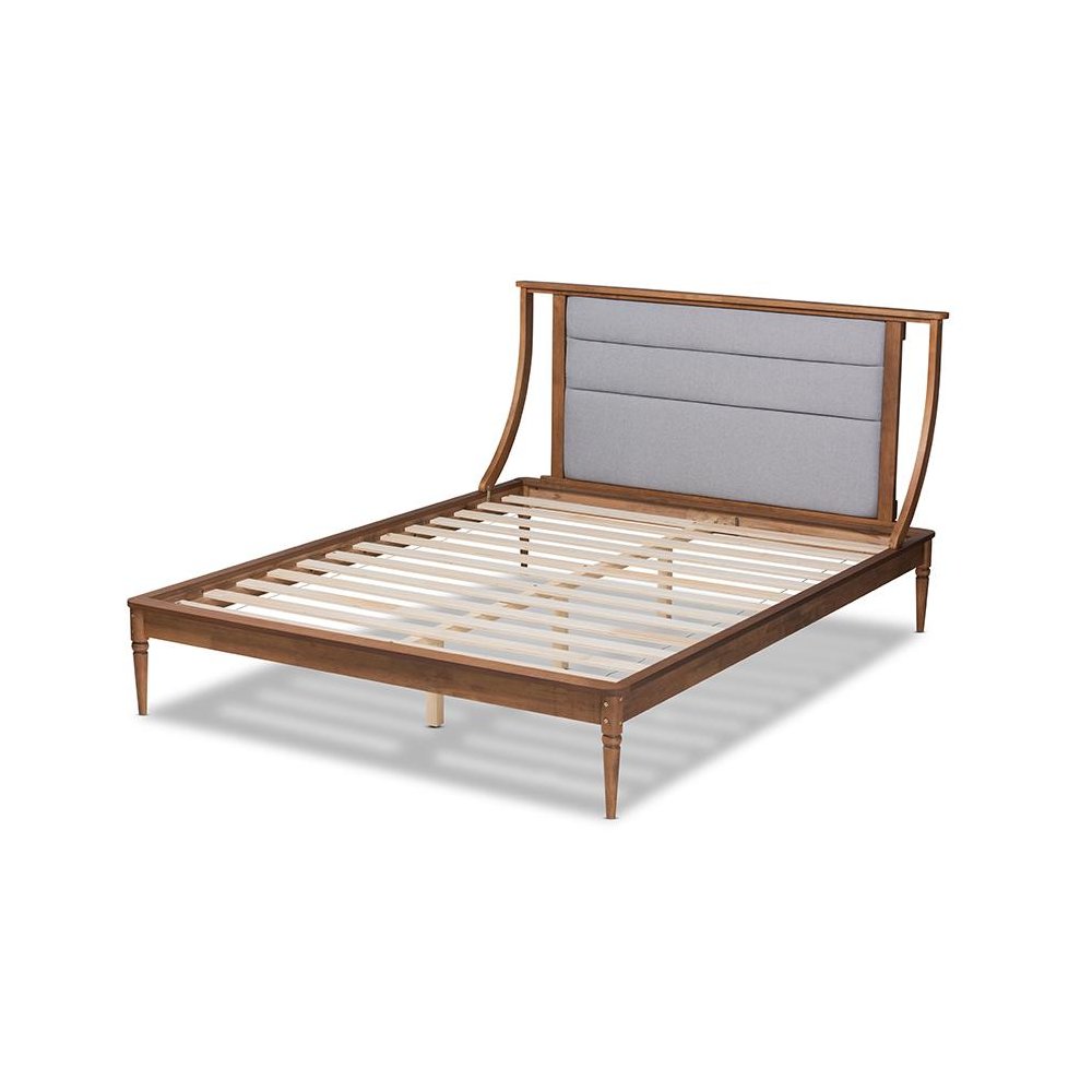 Baxton Studio Regis Queen Platform Bed. Picture 4
