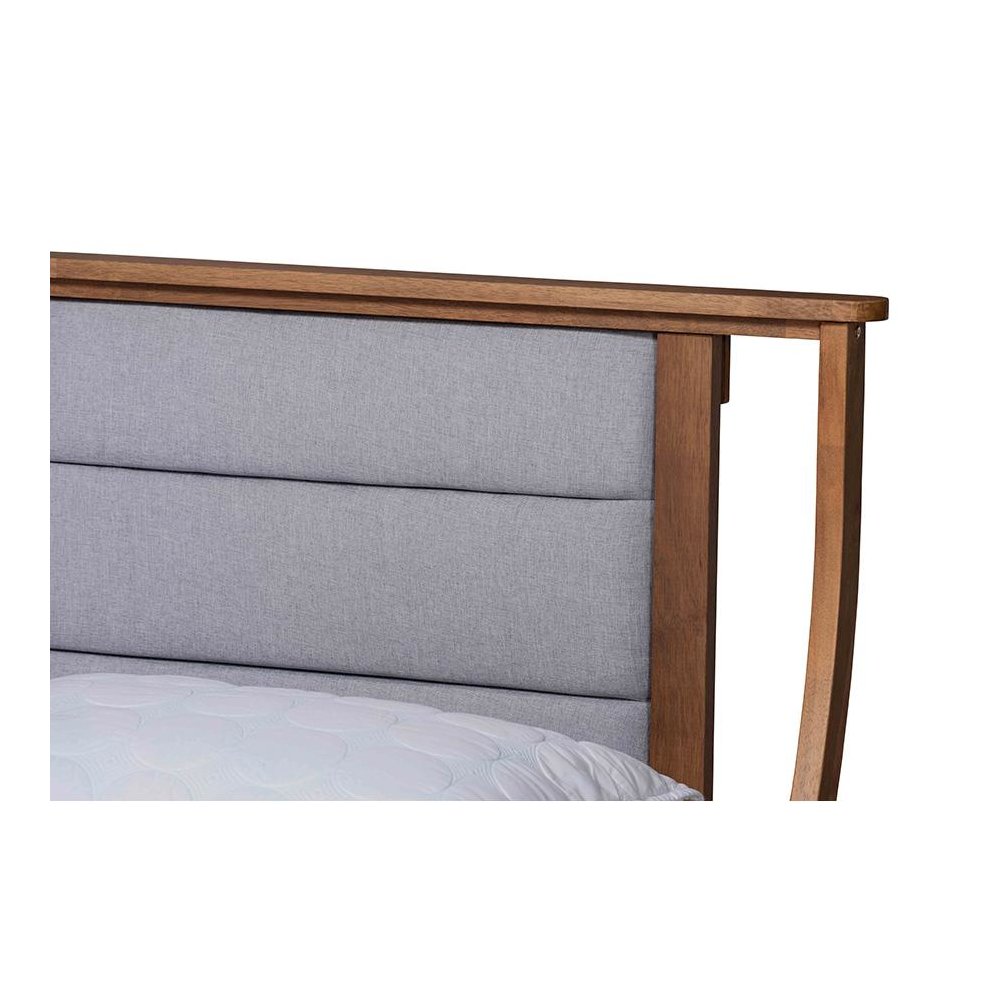 Baxton Studio Regis Queen Platform Bed. Picture 5