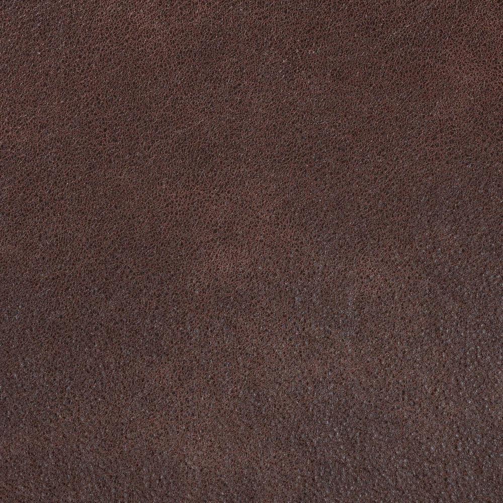Leather Effect Fabric Upholstered and Walnut Brown Finished Wood Sofa. Picture 17