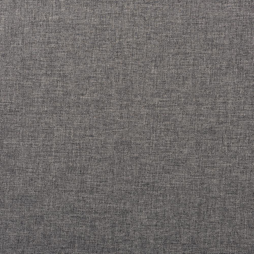 Grey Fabric Upholstered and Grey Synthetic Rattan 4-Piece Patio Set. Picture 17