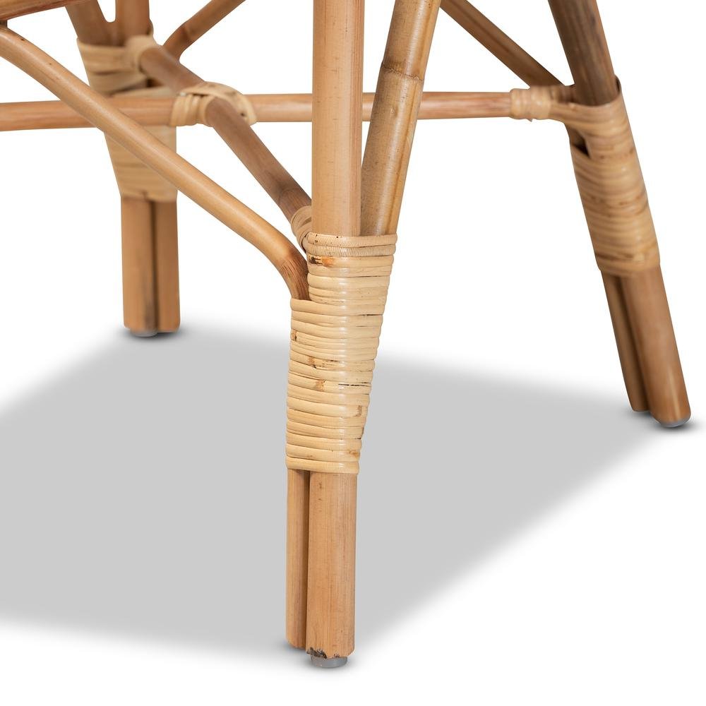 Natural Finished Rattan Dining Chair. Picture 17