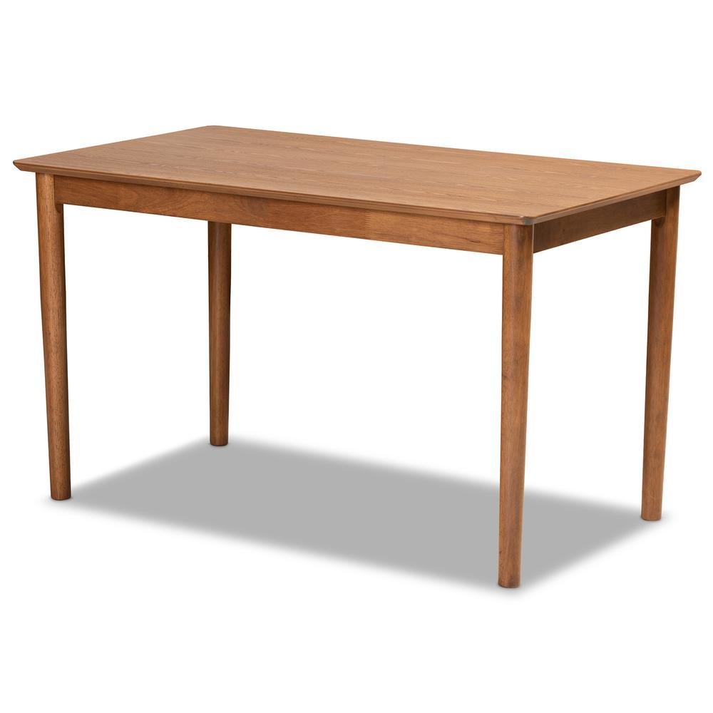Walnut Brown Finished Wood 5-Piece Dining Nook Set. Picture 19
