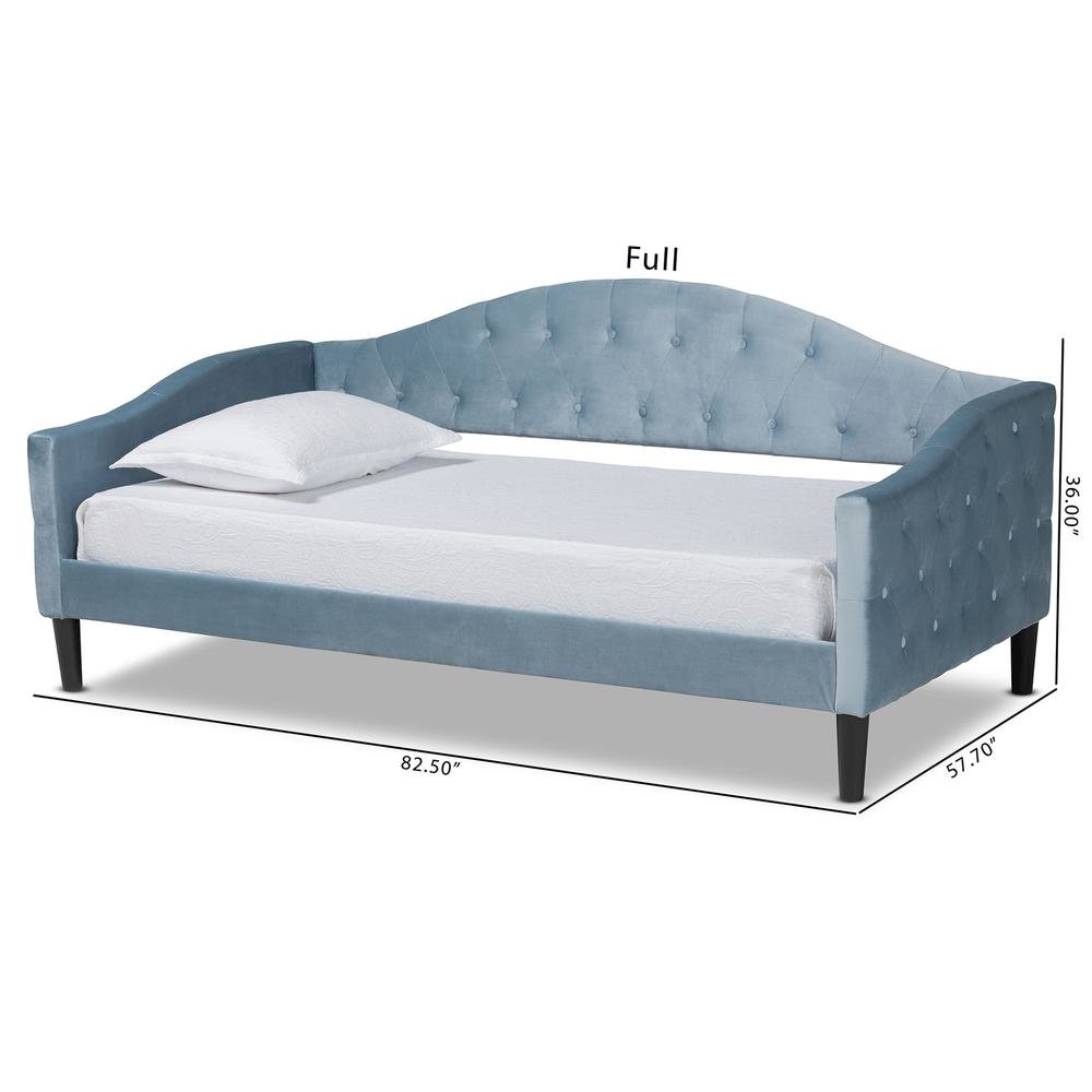 Dark Brown Finished Wood Twin Size Daybed. Picture 20