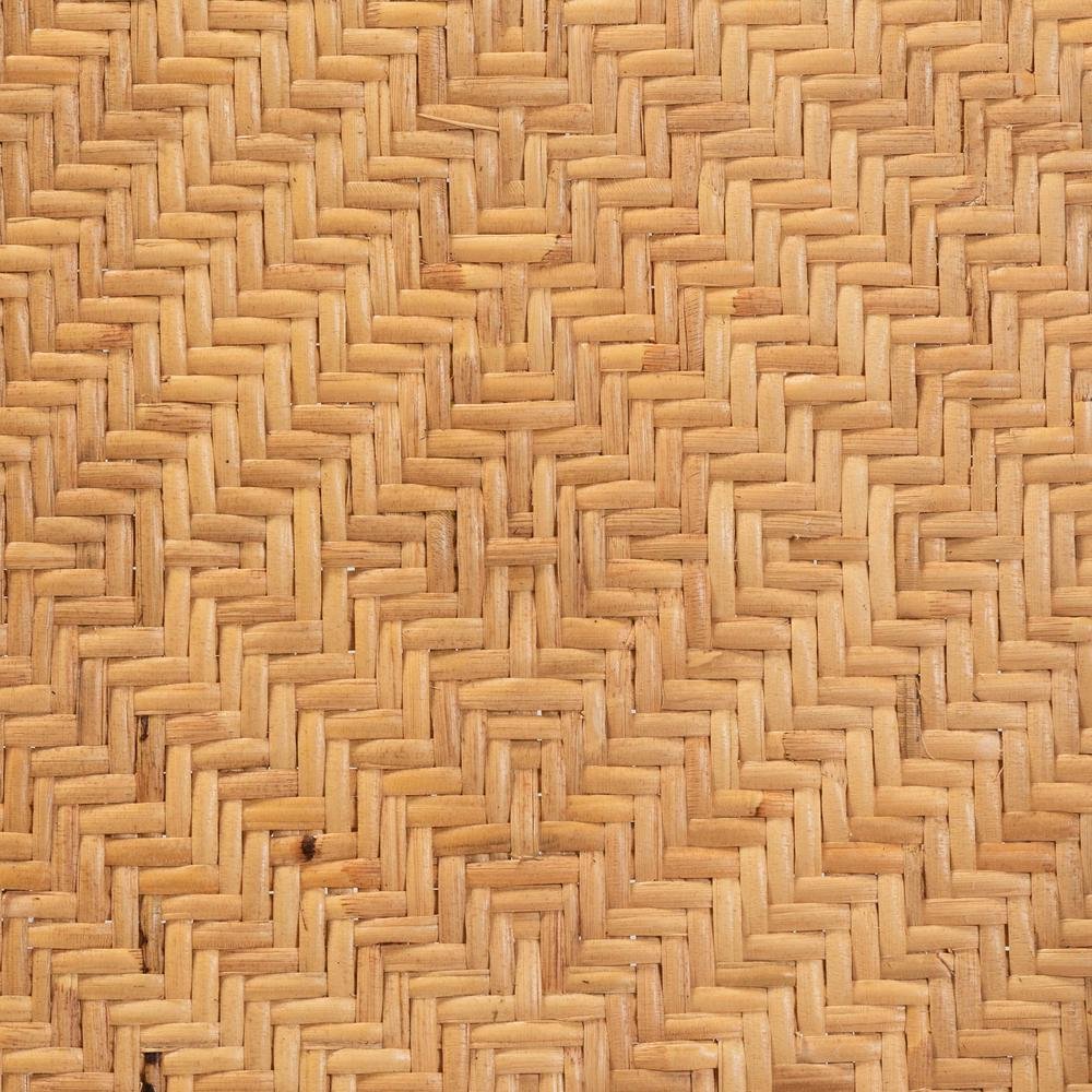 bali & pari Orchard Modern Bohemian Natural Brown Rattan Counter Stool. Picture 17
