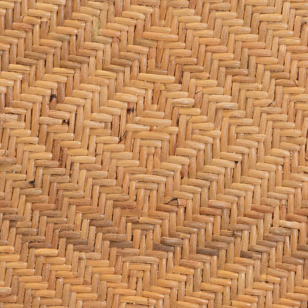 bali & pari Orchard Modern Bohemian Natural Brown Rattan Bar Stool. Picture 17