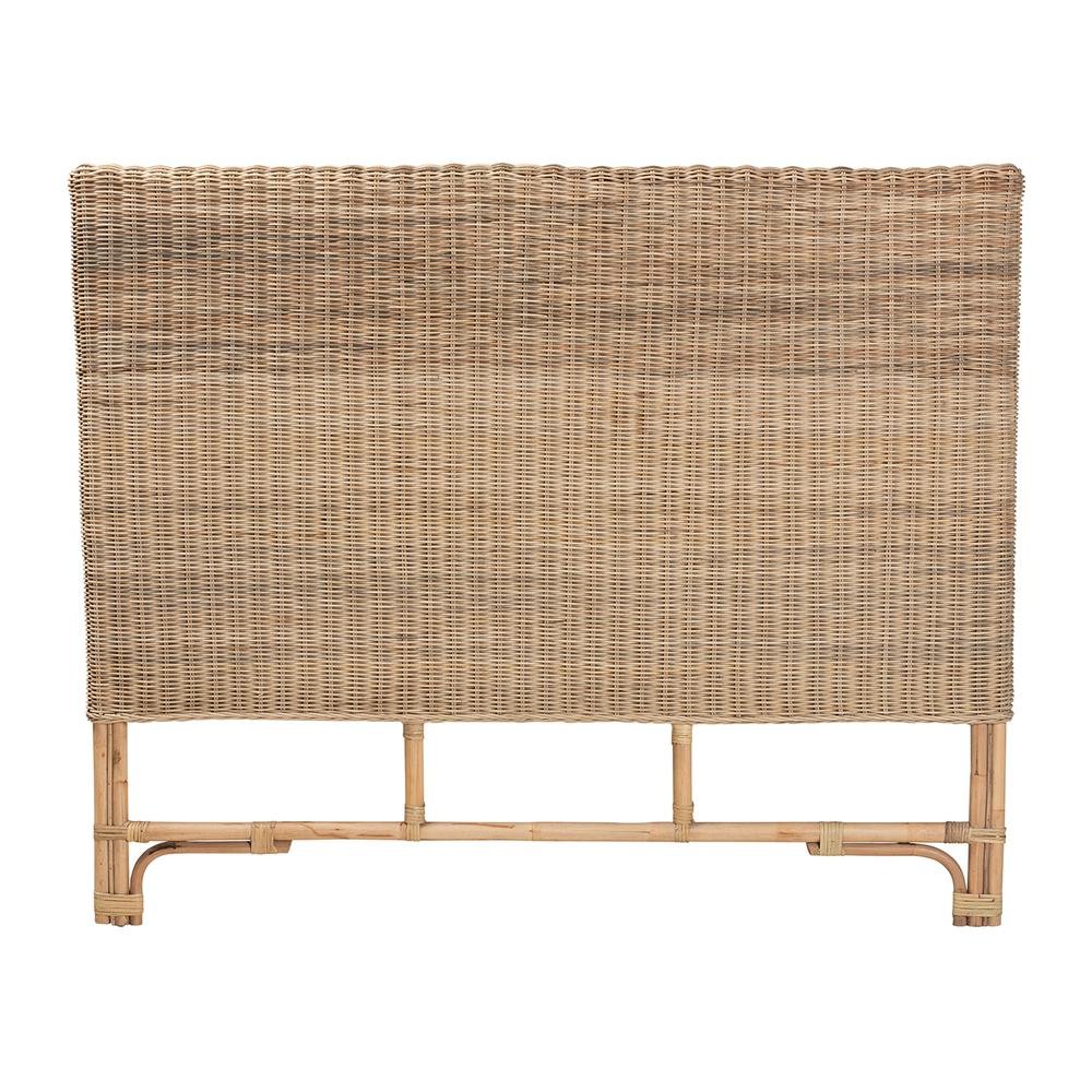Bohemian Natural Rattan Queen Size Standalone Headboard. Picture 3
