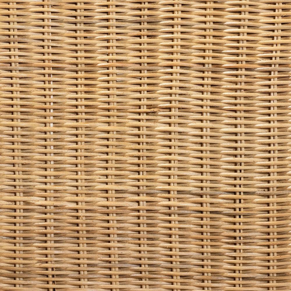 Bohemian Natural Rattan and Mahogany Wood Dining Chair. Picture 17