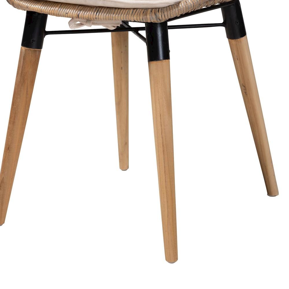 Greywashed Rattan 2-Piece Dining Chair Set. Picture 14