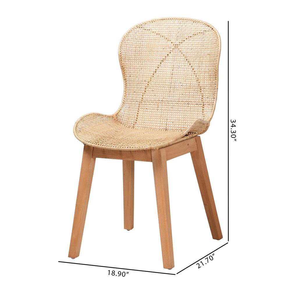Rattan 2-Piece Dining Chair Set. Picture 18