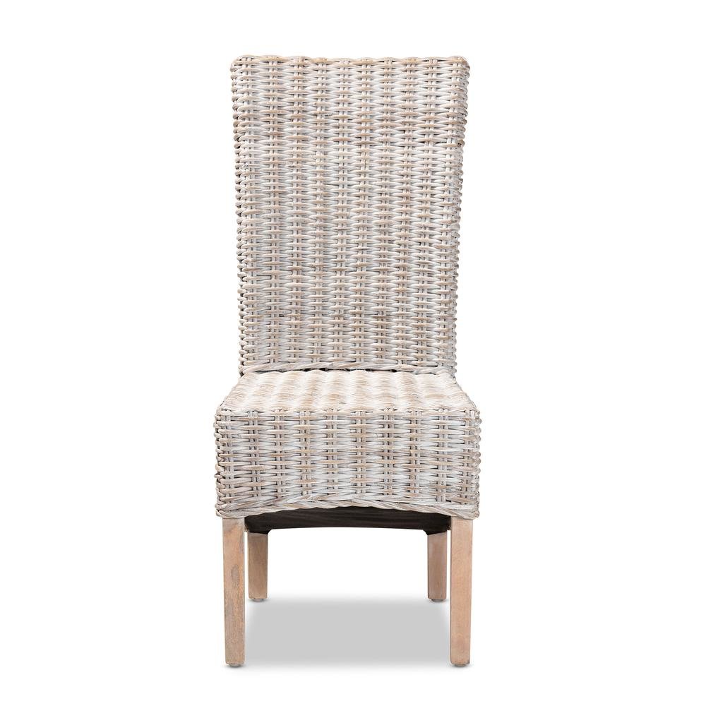 Natural Brown Finished Wood Dining Chair. Picture 12