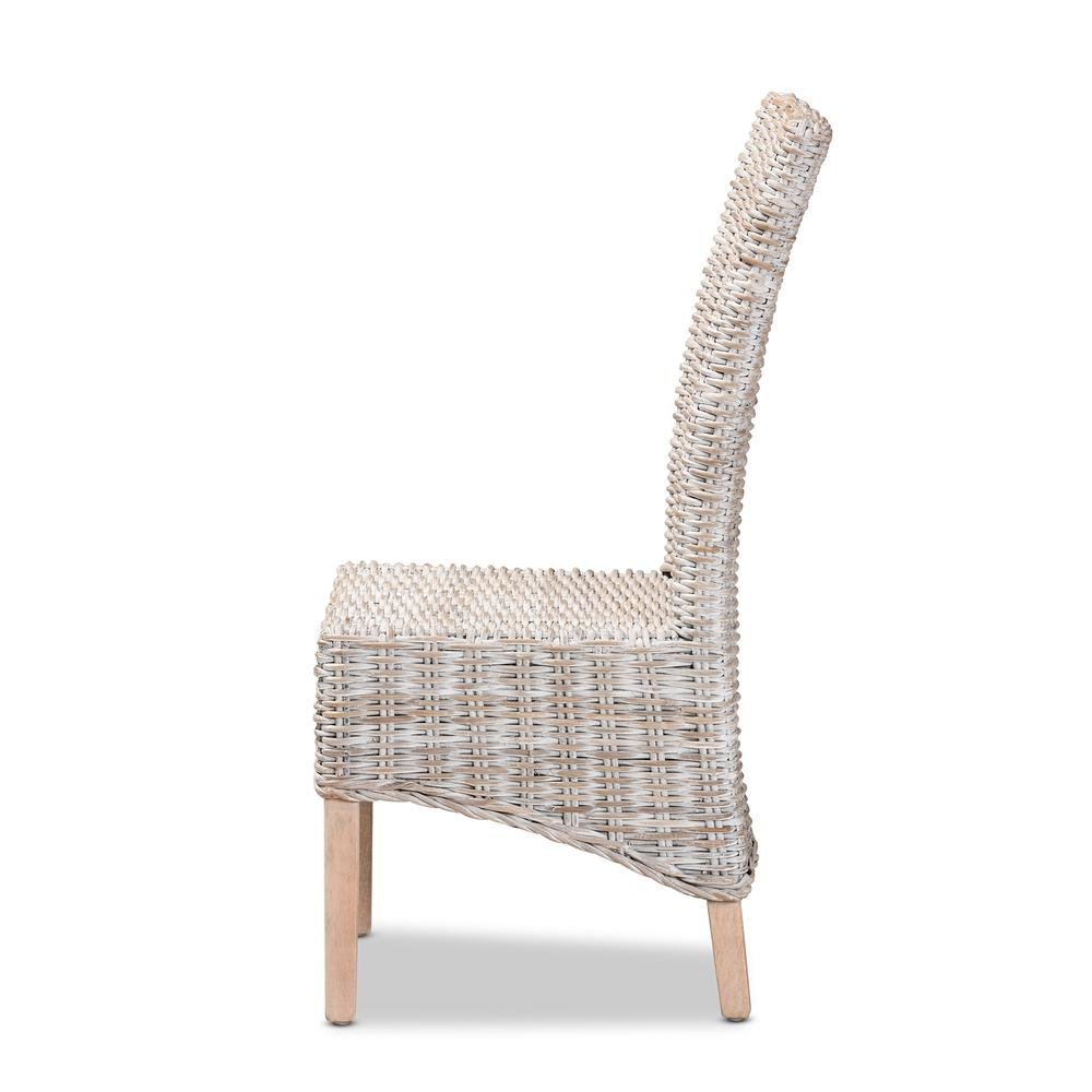 Natural Brown Finished Wood Dining Chair. Picture 13
