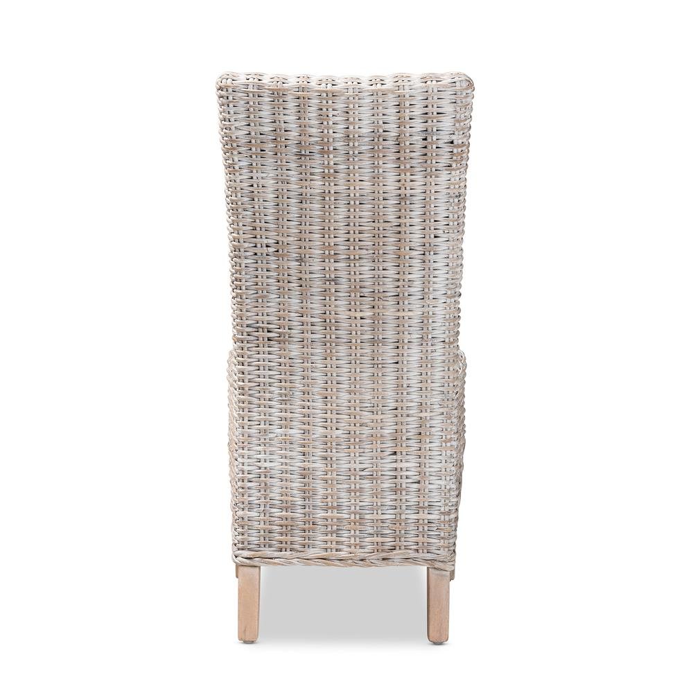 Natural Brown Finished Wood Dining Chair. Picture 14