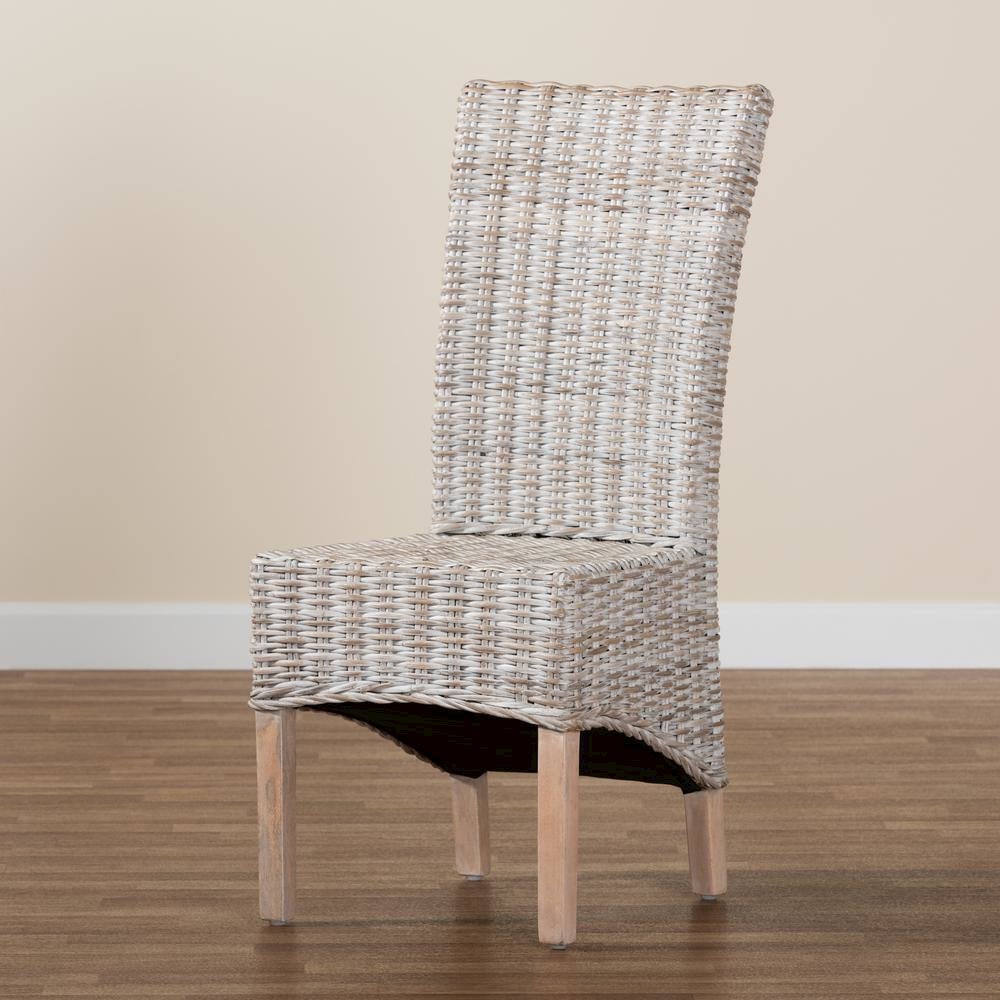 Natural Brown Finished Wood Dining Chair. Picture 19