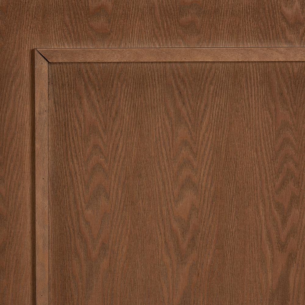 Giordano Classic and Traditional Ash Walnut Finished Wood Full Size Headboard. Picture 14