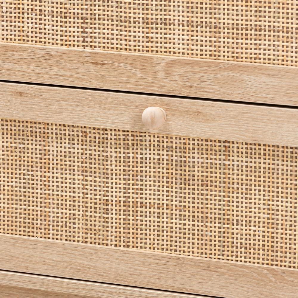 Natural Rattan 3-Drawer Storage Cabinet. Picture 15