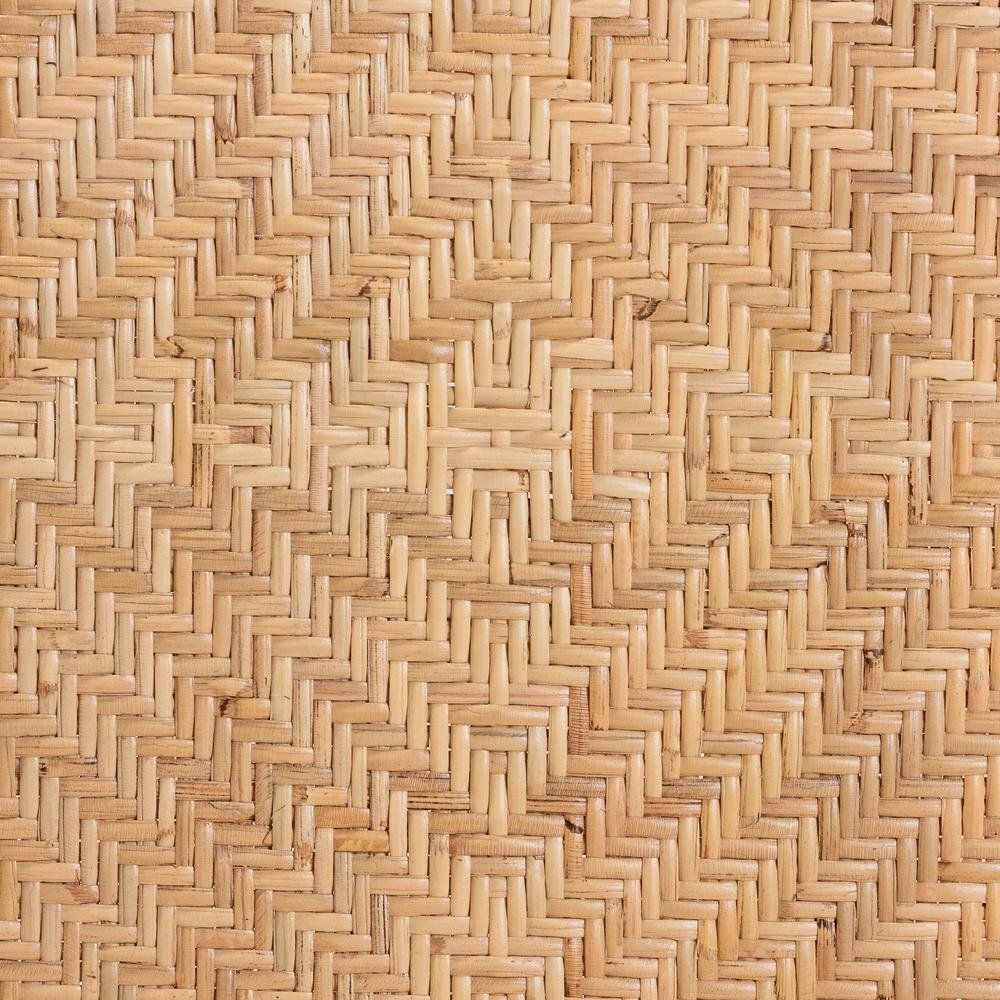 bali & pari Adrena Modern Bohemian Natural Brown Rattan Counter Stool. Picture 17