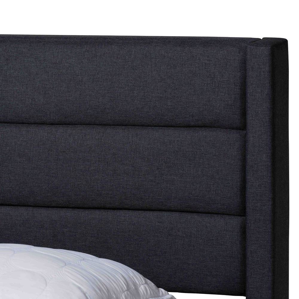 Dark Brown Finished Wood Full Size 3-Drawer Storage Platform Bed. Picture 15