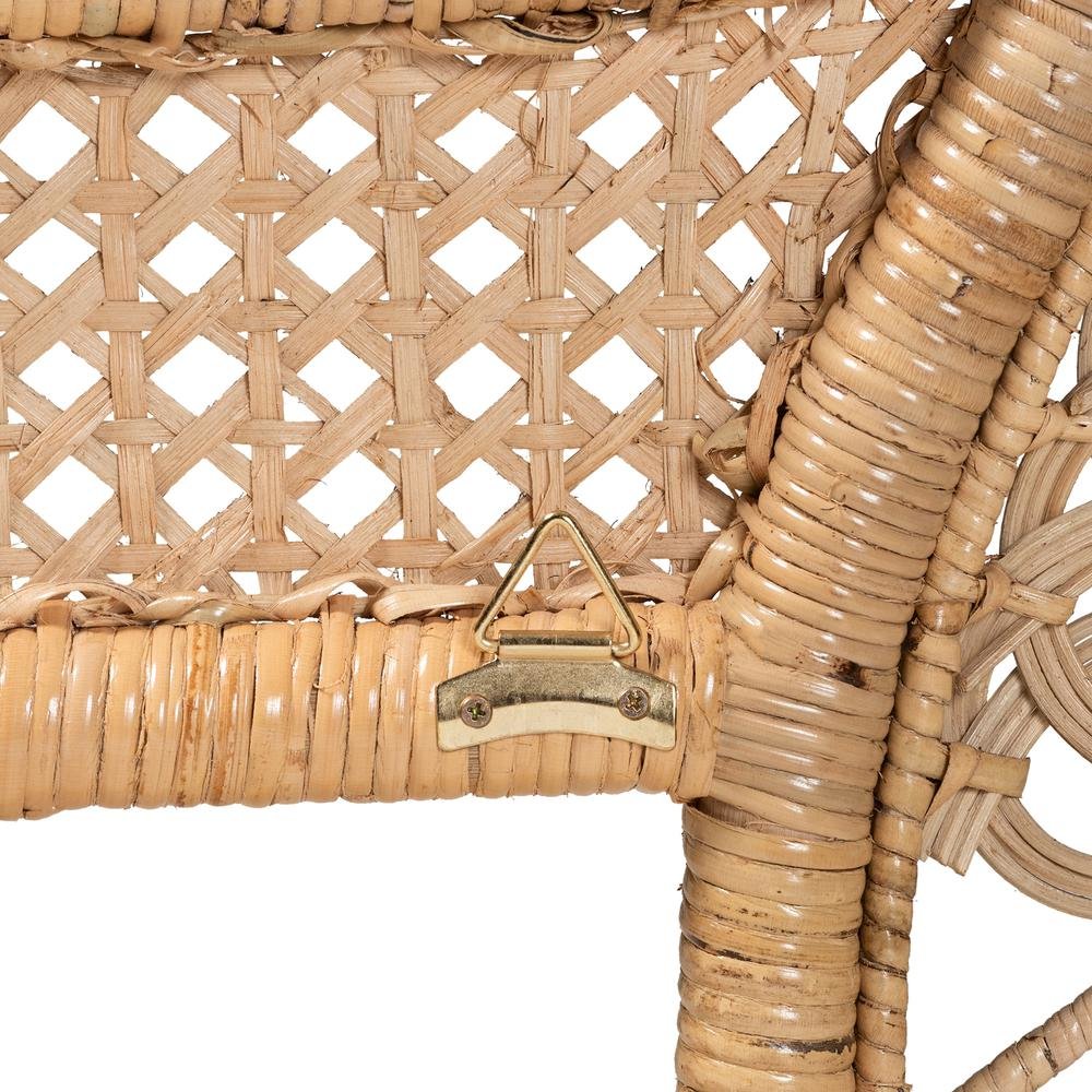 Bohemian Natural Brown Rattan Queen Size Standalone Headboard. Picture 13